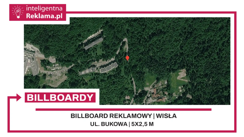 Lokalizacja reklamowa w Wisła przy ul. Bukowa - powierzchnia 12,5 m²