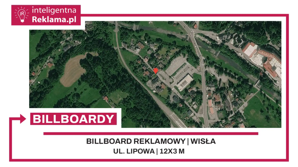 Lokalizacja reklamowa w Wisła przy ul. Lipowa - powierzchnia 36 m²