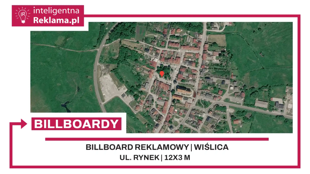 Lokalizacja reklamowa w Wiślica przy ul. Rynek - powierzchnia 36 m²