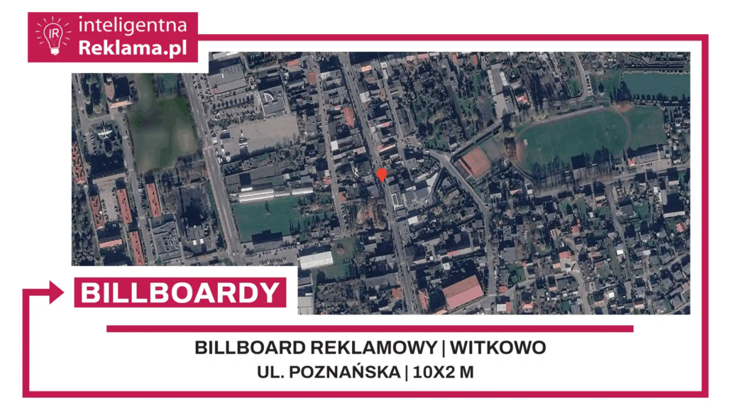 Lokalizacja reklamowa w Witkowo przy ul. Poznańska - powierzchnia 20 m²