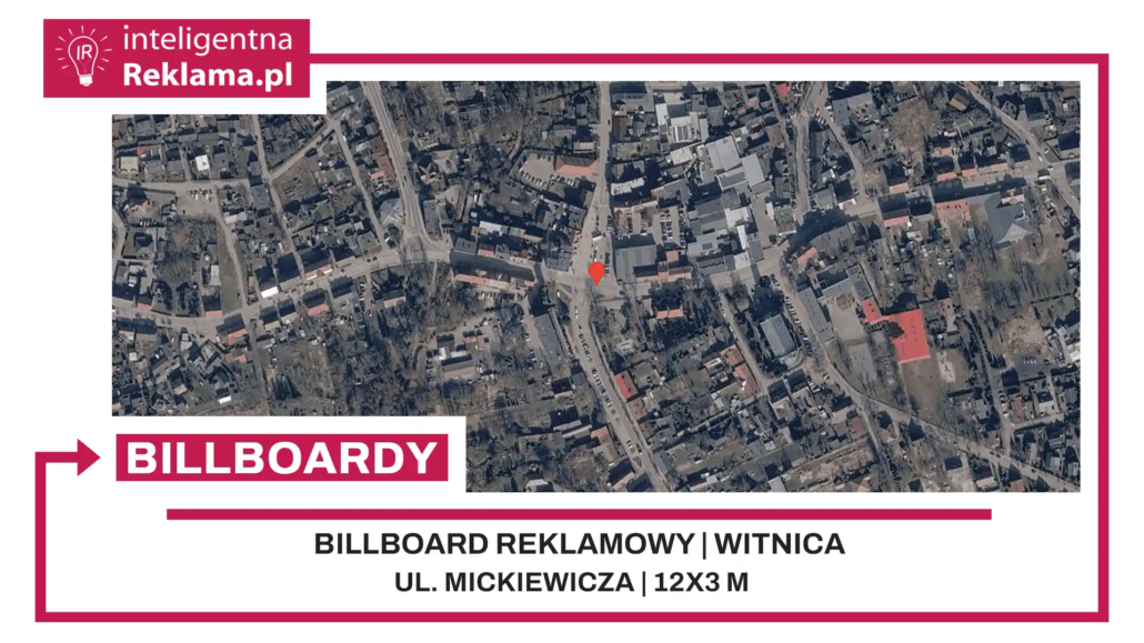 Lokalizacja reklamowa w Witnica przy ul. Mickiewicza - powierzchnia 36 m²