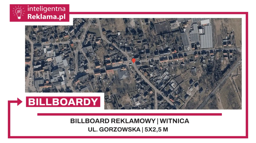 Lokalizacja reklamowa w Witnica przy ul. ul. Gorzowska - powierzchnia 12,5 m²