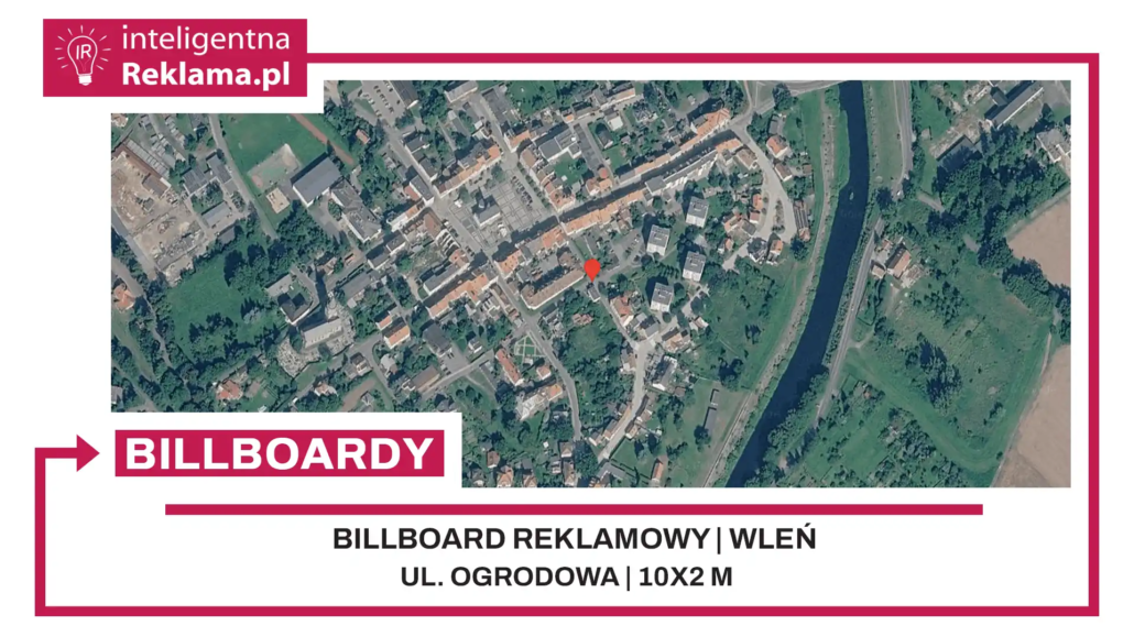 Lokalizacja reklamowa w Wleń przy ul. Ogrodowa - powierzchnia 20 m²