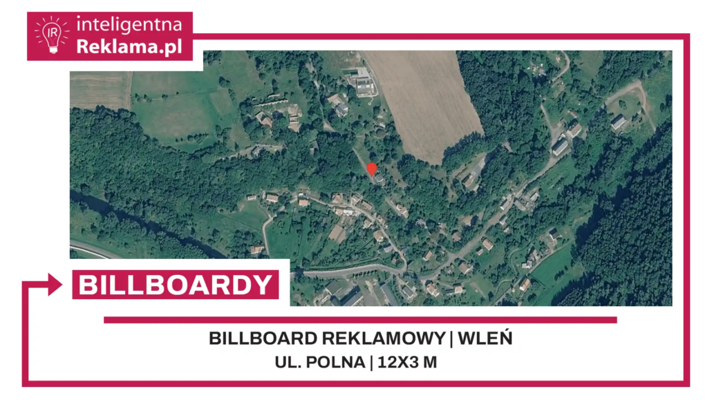 Lokalizacja reklamowa w Wleń przy ul. Polna - powierzchnia 36 m²
