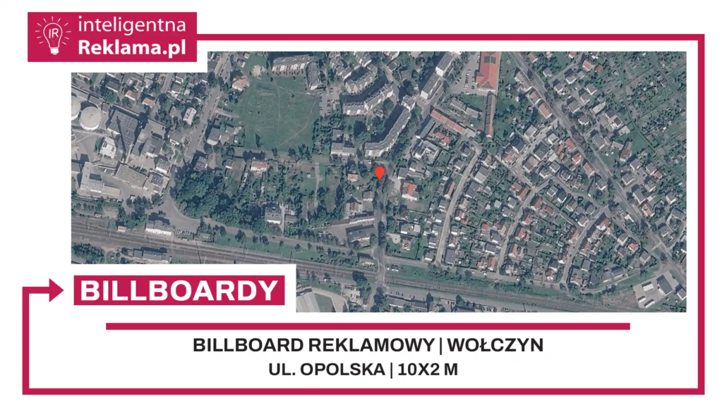 Lokalizacja reklamowa w Wołczyn przy ul. ul. Opolska - powierzchnia 20 m²