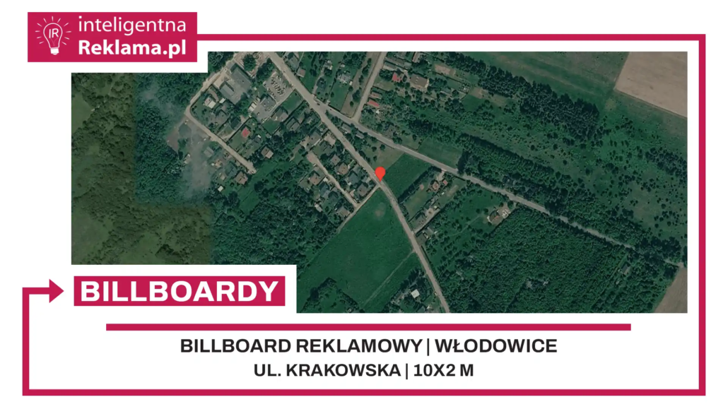 Lokalizacja reklamowa w Włodowice przy ul. Krakowska - powierzchnia 20 m²