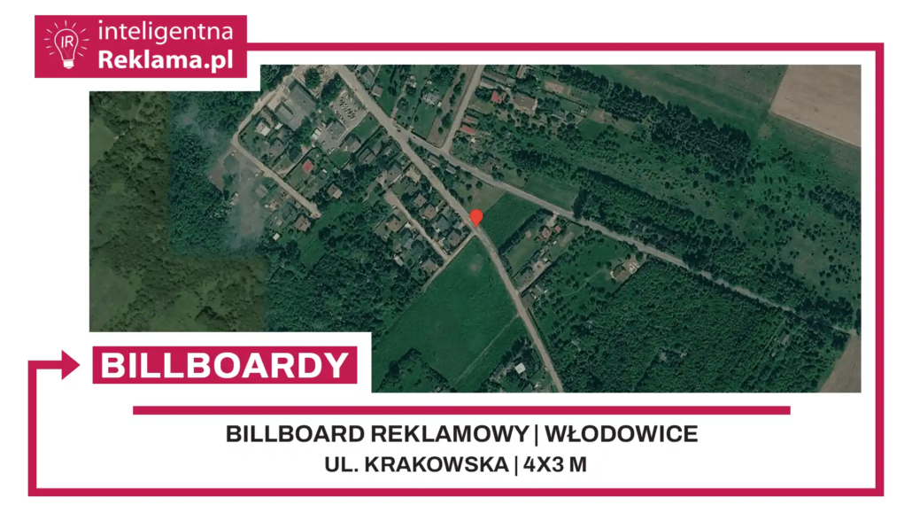 Lokalizacja reklamowa w Włodowice przy ul. ul. Krakowska - powierzchnia 12 m²
