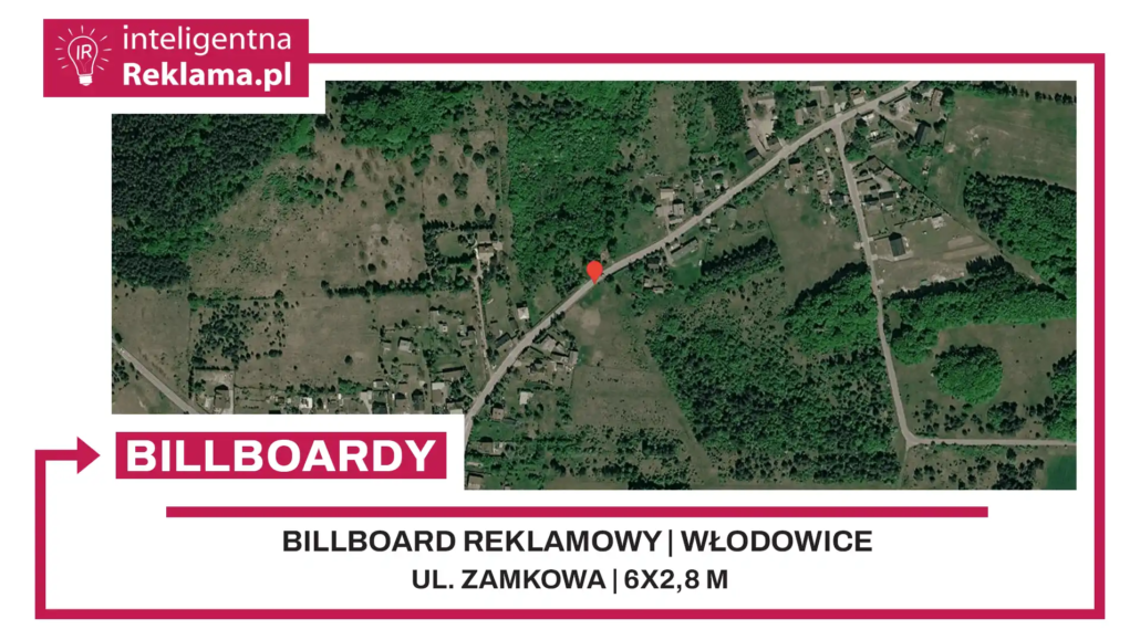 Lokalizacja reklamowa w Włodowice przy ul. Zamkowa - powierzchnia 16,8 m²