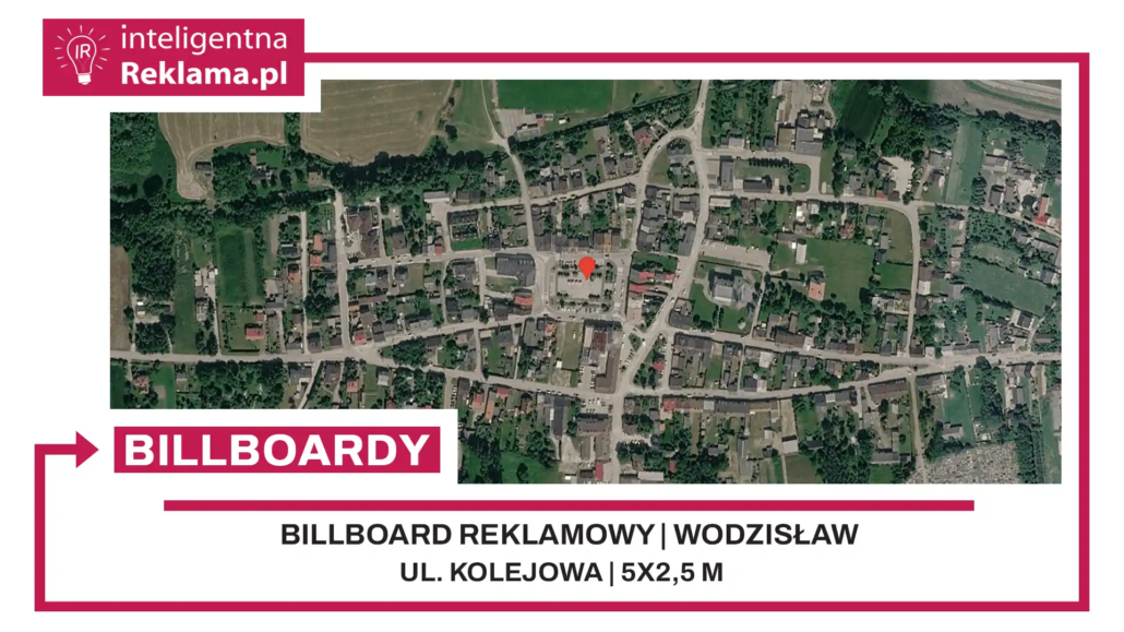 Lokalizacja reklamowa w Wodzisław przy ul. Kolejowa - powierzchnia 12,5 m²