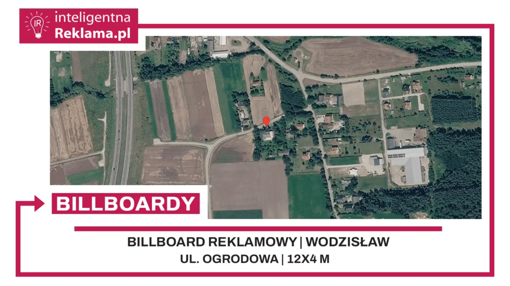 Lokalizacja reklamowa w Wodzisław przy ul. Ogrodowa - powierzchnia 48 m²