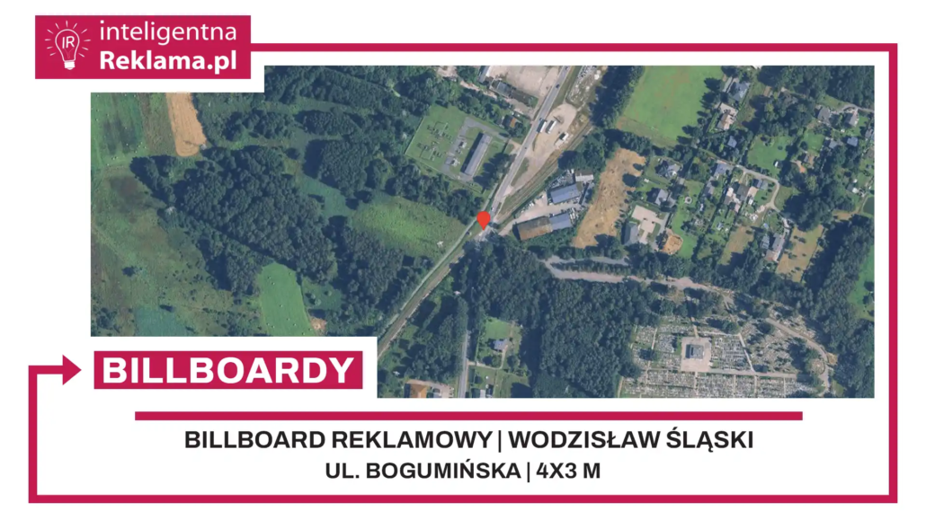 Lokalizacja reklamowa w Wodzisław Śląski przy ul. Bogumińska - powierzchnia 12 m²