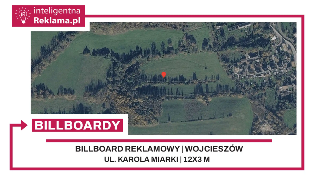 Lokalizacja reklamowa w Wojcieszów przy ul. Karola Miarki - powierzchnia 36 m²