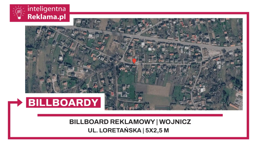 Lokalizacja reklamowa w Wojnicz przy ul. Loretańska - powierzchnia 12,5 m²