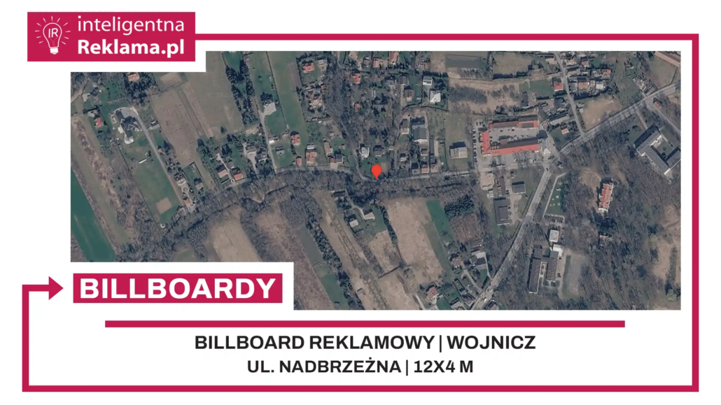 Lokalizacja reklamowa w Wojnicz przy ul. Nadbrzeżna - powierzchnia 48 m²