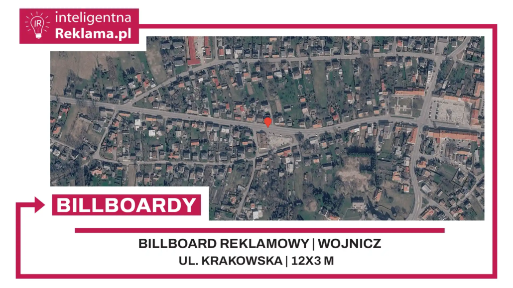 Lokalizacja reklamowa w Wojnicz przy ul. ul. Krakowska - powierzchnia 36 m²