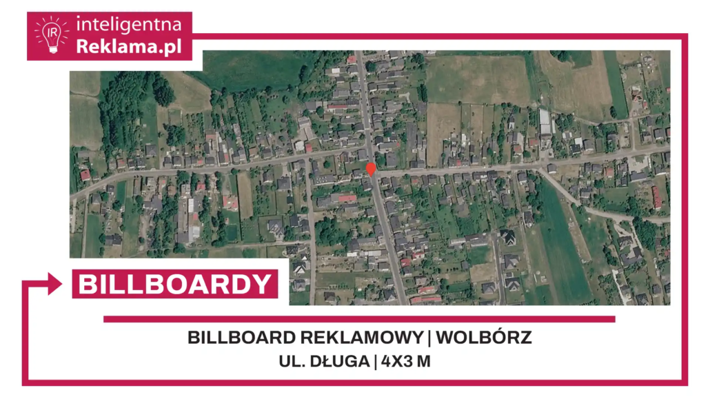 Lokalizacja reklamowa w Wolbórz przy ul. Długa - powierzchnia 12 m²