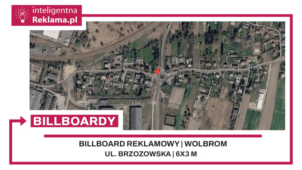 Lokalizacja reklamowa w Wolbrom przy ul. Brzozowska - powierzchnia 18 m²