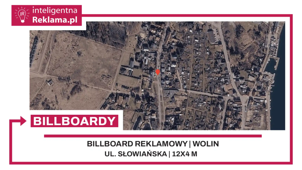 Lokalizacja reklamowa w Wolin przy ul. Słowiańska - powierzchnia 48 m²