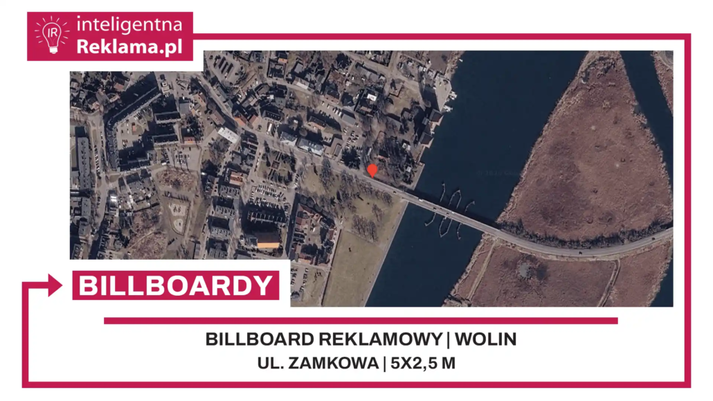 Lokalizacja reklamowa w Wolin przy ul. Zamkowa - powierzchnia 12,5 m²