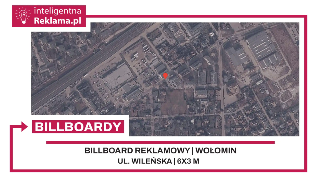 Lokalizacja reklamowa w Wołomin przy ul. Wileńska - powierzchnia 18 m²