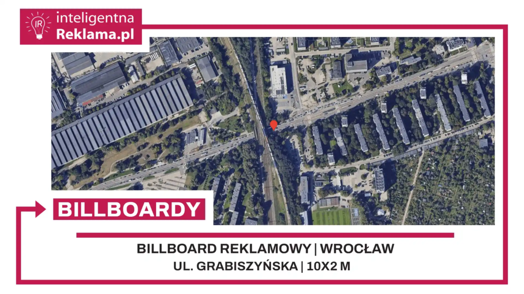 Lokalizacja reklamowa w Wrocław przy ul. Grabiszyńska - powierzchnia 20 m²