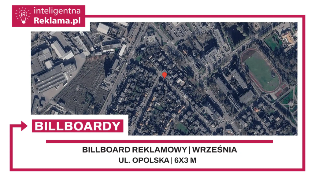 Lokalizacja reklamowa w Września przy ul. ul. Opolska - powierzchnia 18 m²