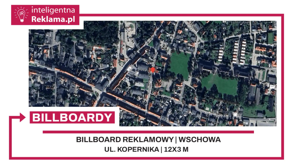 Lokalizacja reklamowa w Wschowa przy ul. Kopernika - powierzchnia 36 m²