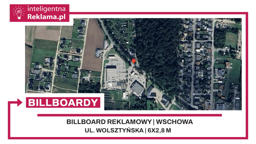 Lokalizacja reklamowa w Wschowa przy ul. Wolsztyńska - powierzchnia 16,8 m²