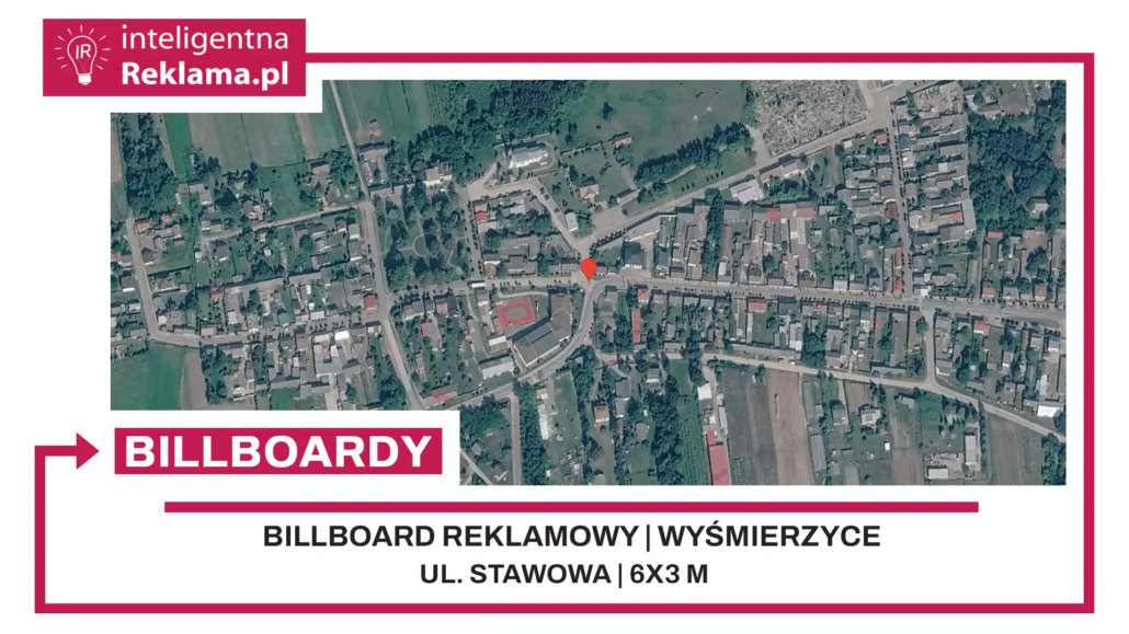 Lokalizacja reklamowa w Wyśmierzyce przy ul. Stawowa - powierzchnia 18 m²