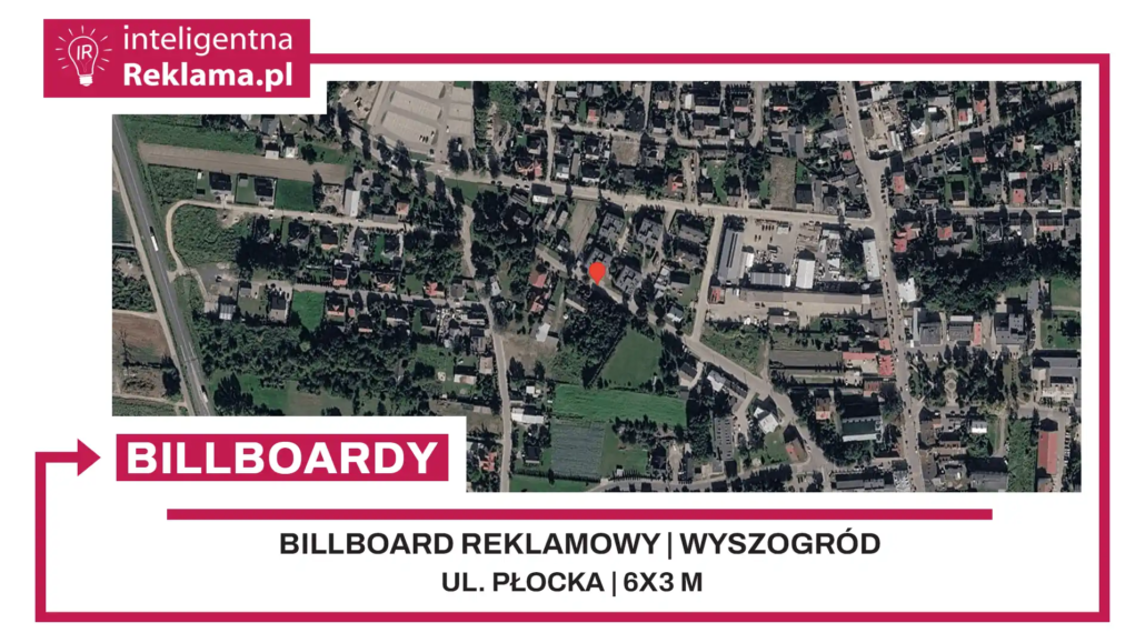 Lokalizacja reklamowa w Wyszogród przy ul. ul. Płocka - powierzchnia 18 m²