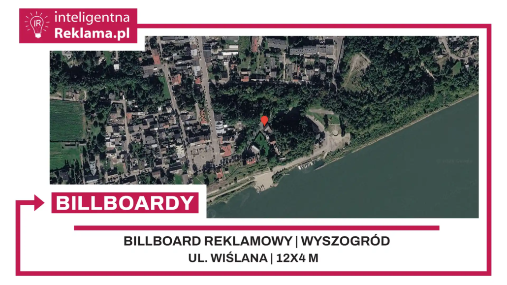 Lokalizacja reklamowa w Wyszogród przy ul. Wiślana - powierzchnia 48 m²