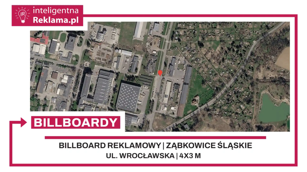 Lokalizacja reklamowa w Ząbkowice Śląskie przy ul. Wrocławska - powierzchnia 12 m²