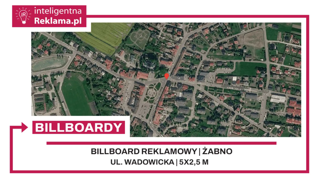 Lokalizacja reklamowa w Żabno przy ul. Wadowicka - powierzchnia 12,5 m²