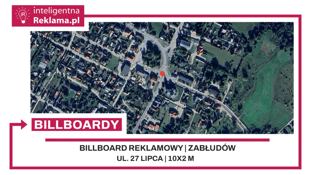 Lokalizacja reklamowa w Zabłudów przy ul. 27 lipca - powierzchnia 20 m²