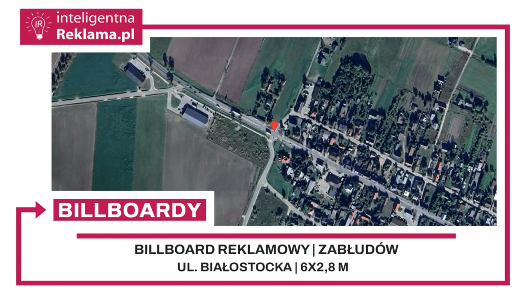 Lokalizacja reklamowa w Zabłudów przy ul. Białostocka - powierzchnia 16,8 m²