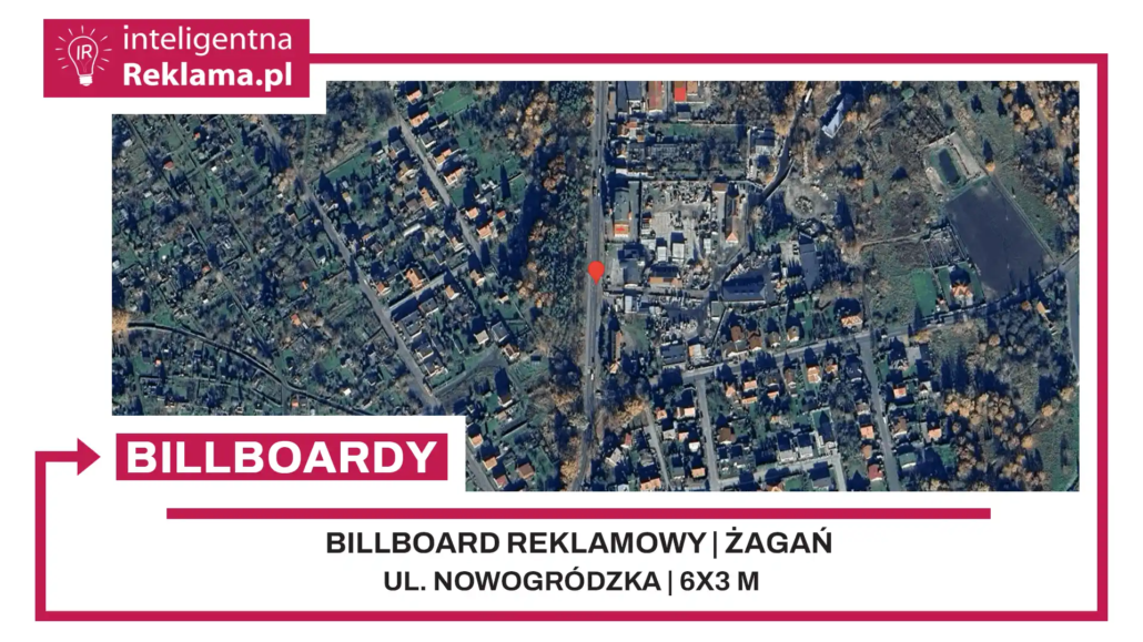Lokalizacja reklamowa w Żagań przy ul. Nowogródzka - powierzchnia 18 m²