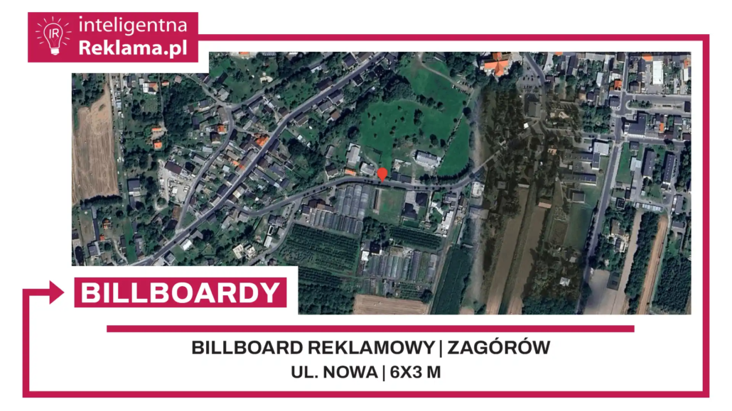 Lokalizacja reklamowa w Zagórów przy ul. Nowa - powierzchnia 18 m²
