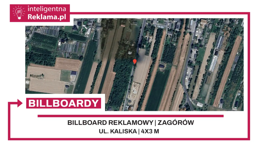 Lokalizacja reklamowa w Zagórów przy ul. ul. Kaliska - powierzchnia 12 m²