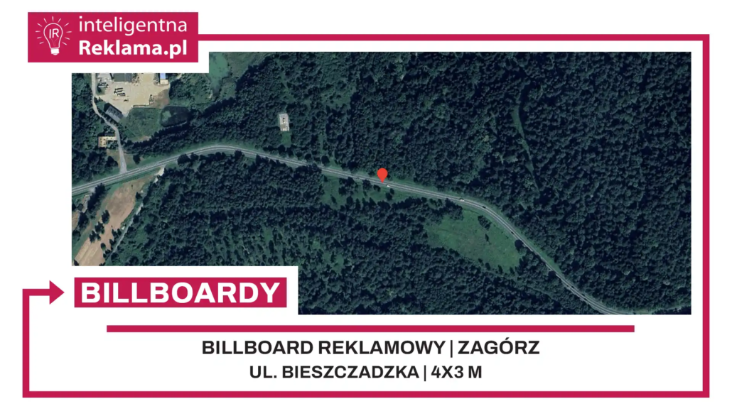 Lokalizacja reklamowa w Zagórz przy ul. Bieszczadzka - powierzchnia 12 m²
