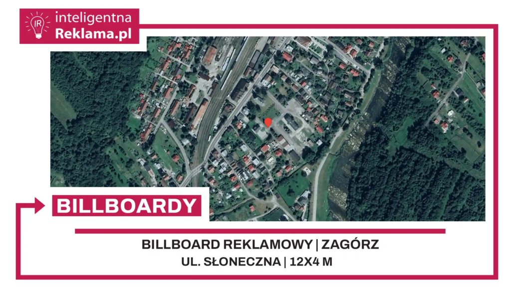 Lokalizacja reklamowa w Zagórz przy ul. Słoneczna - powierzchnia 48 m²