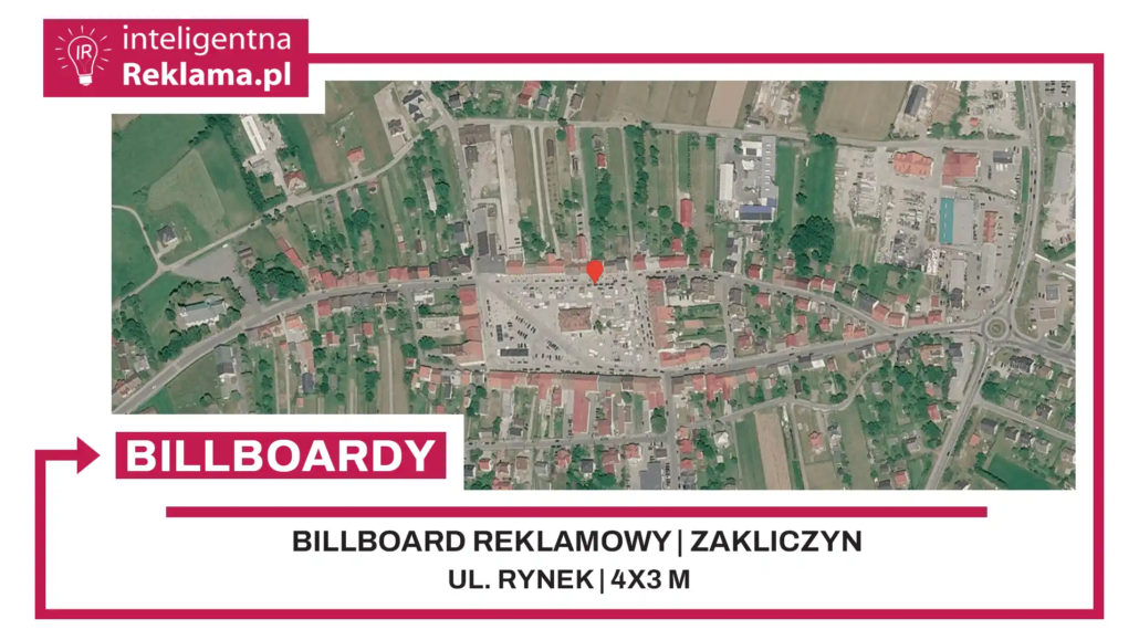 Lokalizacja reklamowa w Zakliczyn przy ul. Rynek - powierzchnia 12 m²