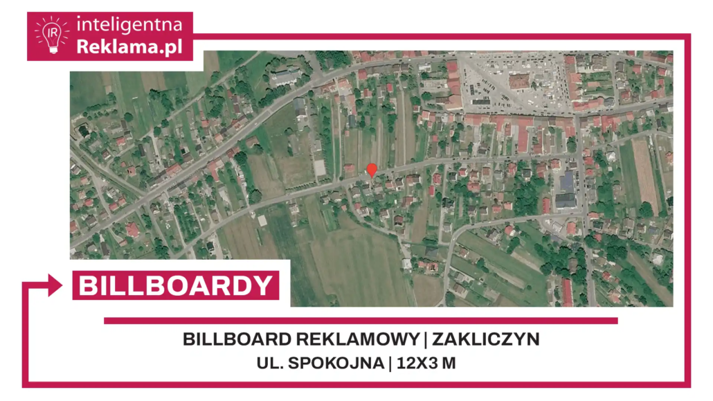 Lokalizacja reklamowa w Zakliczyn przy ul. Spokojna - powierzchnia 36 m²