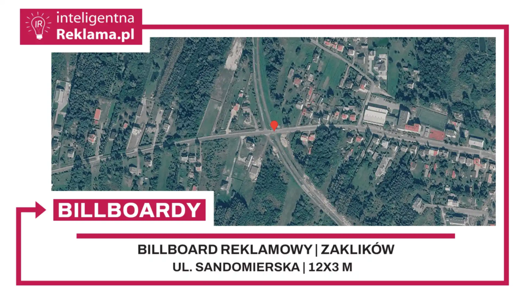 Lokalizacja reklamowa w Zaklików przy ul. Sandomierska - powierzchnia 36 m²
