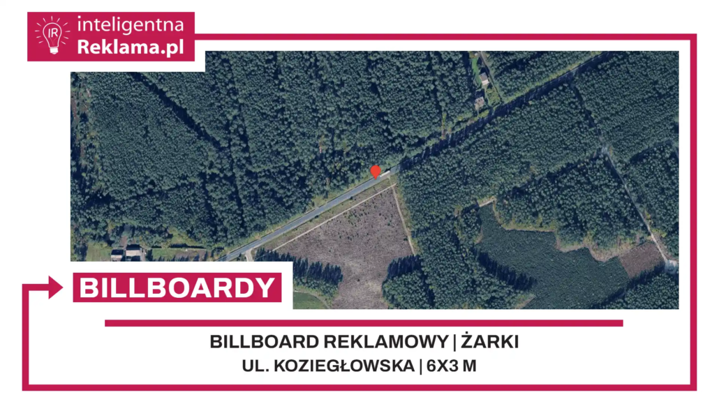 Lokalizacja reklamowa w Żarki przy ul. Koziegłowska - powierzchnia 18 m²