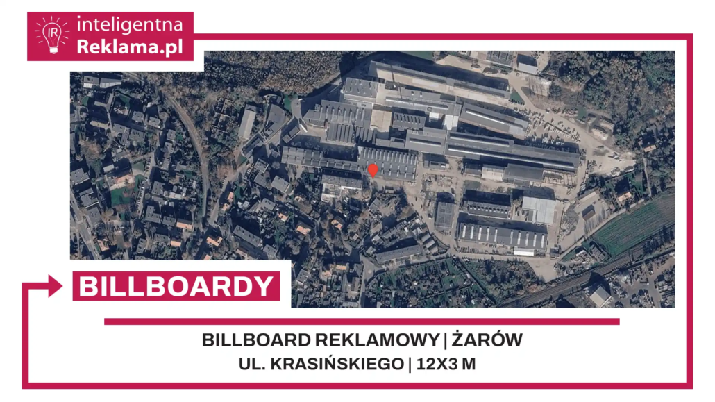 Lokalizacja reklamowa w Żarów przy ul. Krasińskiego - powierzchnia 36 m²
