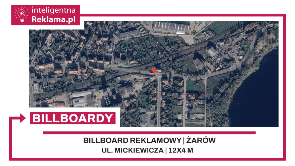 Lokalizacja reklamowa w Żarów przy ul. Mickiewicza - powierzchnia 48 m²