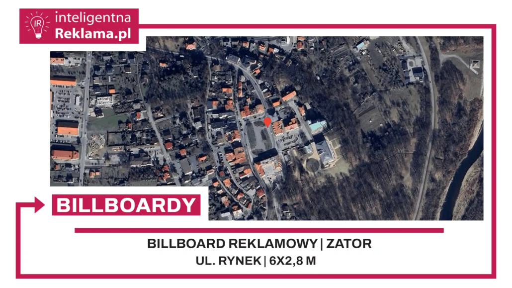 Lokalizacja reklamowa w Zator przy ul. ul. Rynek - powierzchnia 16,8 m²