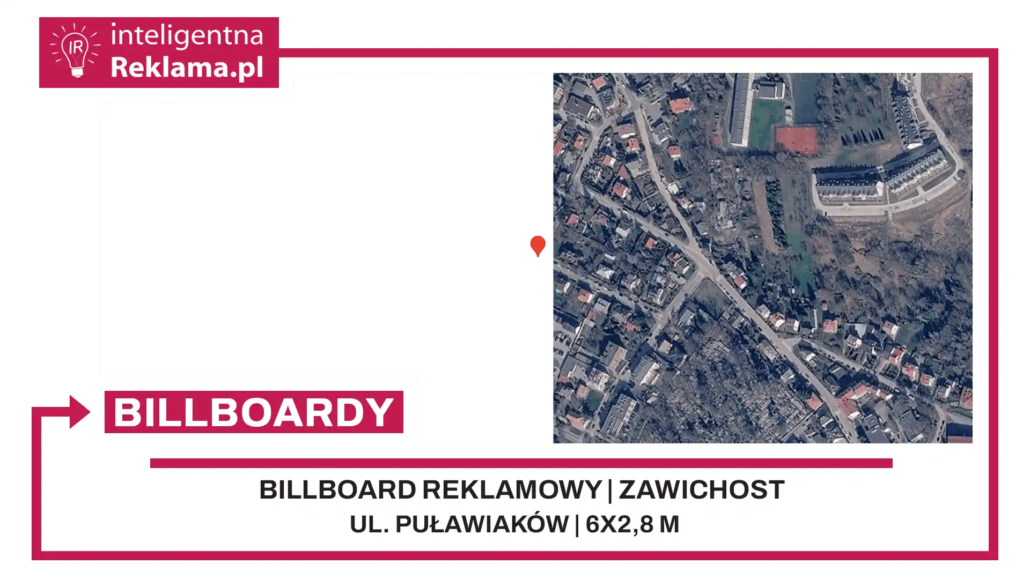 Lokalizacja reklamowa w Zawichost przy ul. Puławiaków - powierzchnia 16,8 m²