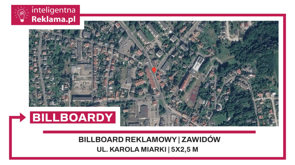 Lokalizacja reklamowa w Zawidów przy ul. Karola Miarki - powierzchnia 12,5 m²
