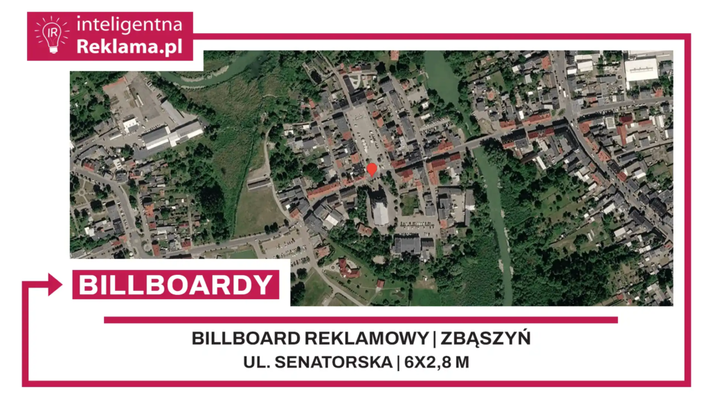 Lokalizacja reklamowa w Zbąszyń przy ul. Senatorska - powierzchnia 16,8 m²